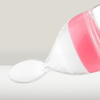 Biberon cuillère - NewBabyFeedingBottle™ - Rose - Miam bébé