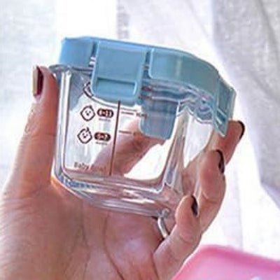 Boite Hermetique en Verre - GlassFoodStorageBox™ - Bleu - Miam bébé
