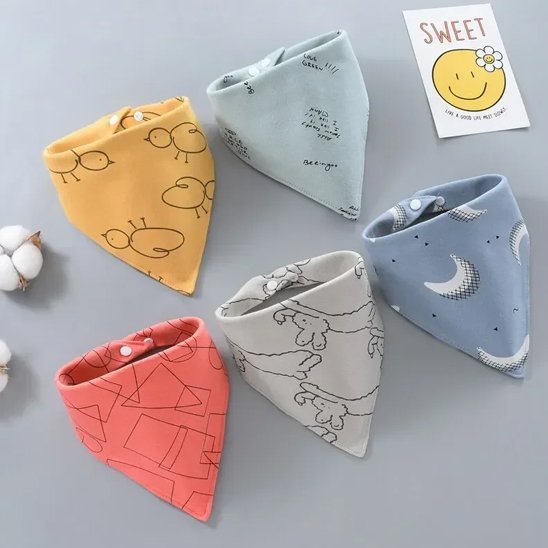 Bavoir bandana | Stylé & Absorbant - Miam bébé