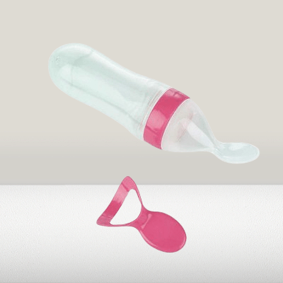 Biberon cuillère - NewBabyFeedingBottle™ - Rose - Miam bébé