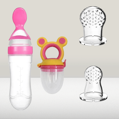 Biberon cuillère - NewBabyFeedingBottle™ - Rose - Miam bébé