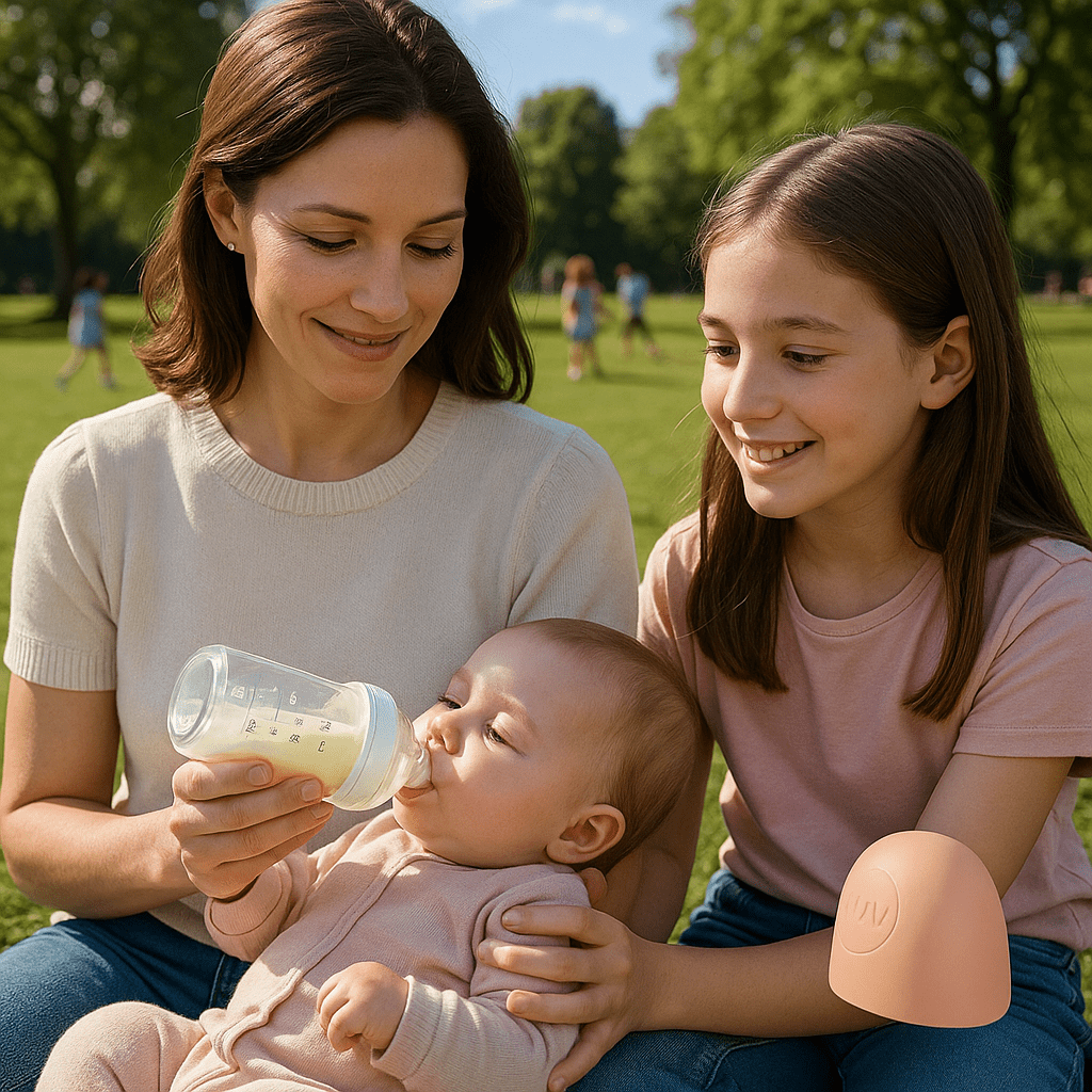 Biberon en Verre Anti - Coliques Rose | BabyZen - Miam bébé