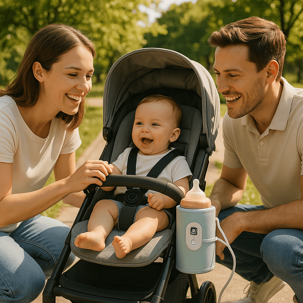 chauffe biberon nomade | Baby BottleWarme Mix - Miam bébé