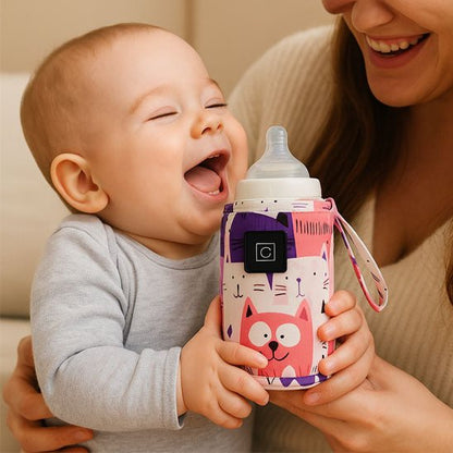 chauffe biberon nomade | Baby BottleWarme Mix - Miam bébé