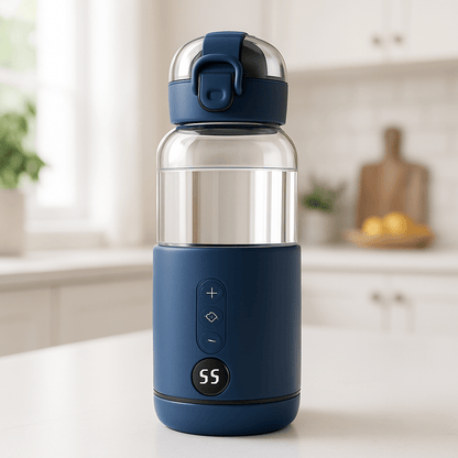 chauffe biberon nomade Milk Ease bleue 