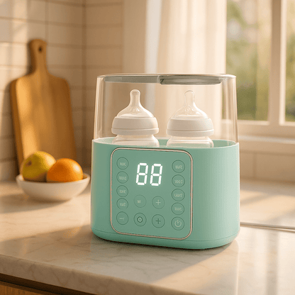 chauffe biberon nouvelle génération bleue