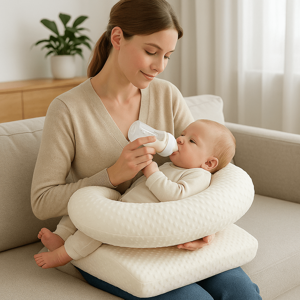 Coussin d'allaitement anti - reflux 3 - en - 1 | Mai Mai Bear - Miam bébé