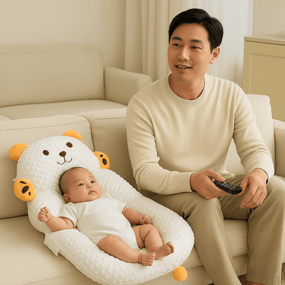 Coussin d'allaitement anti - reflux 3 - en - 1 | Mai Mai Bear - Miam bébé