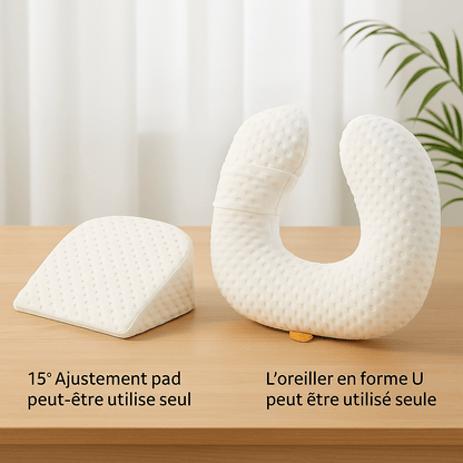 Coussin d'allaitement anti - reflux 3 - en - 1 | Mai Mai Bear - Miam bébé