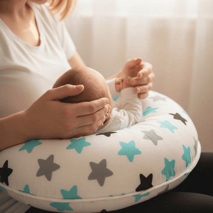 Coussin d'allaitement microbille forme U | Ergonomique - Miam bébé