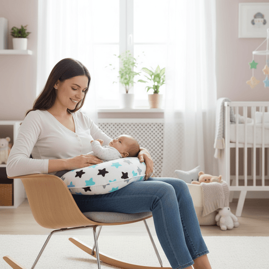 Coussin d'allaitement microbille forme U | Ergonomique - Miam bébé