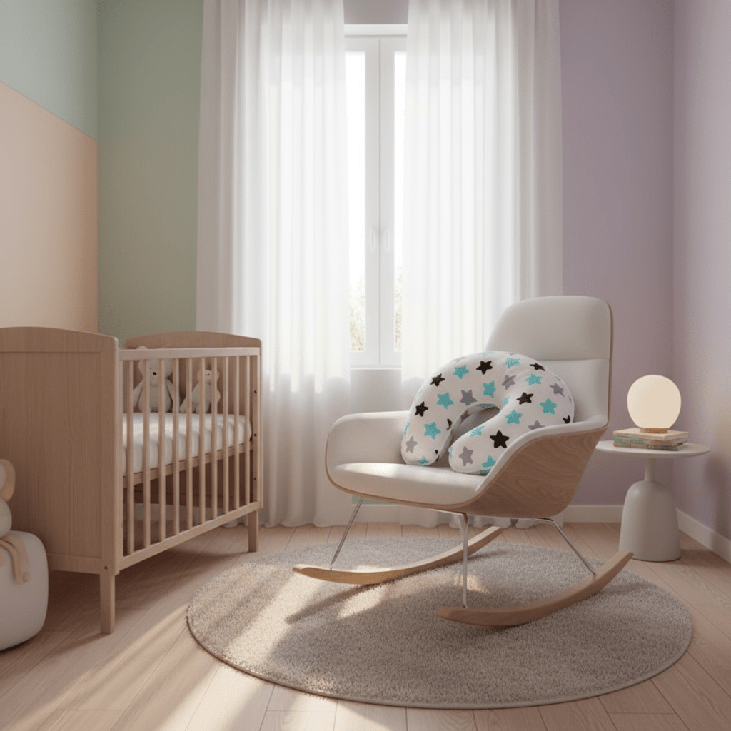 Coussin d'allaitement microbille forme U | Ergonomique - Miam bébé