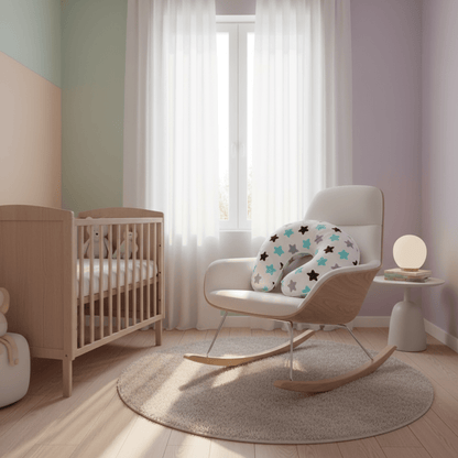 Coussin d'allaitement microbille forme U | Ergonomique - Miam bébé