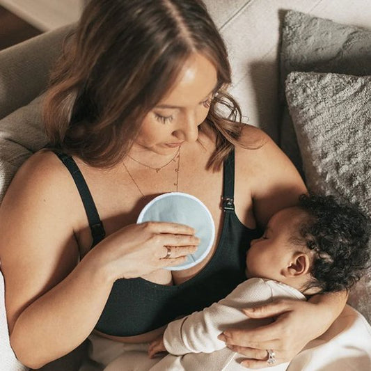 Coussinet d'allaitement lavable | Éco - Confort - Miam bébé