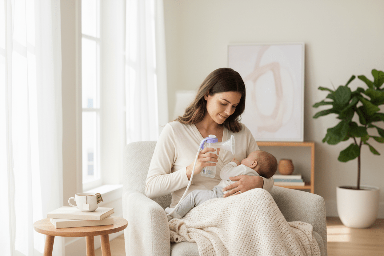 Tire lait manuel | Violet Confort - Miam bébé