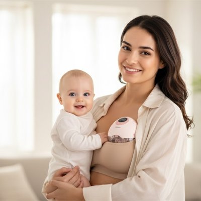 Tire lait portable | Silencieux Mains libre - Miam bébé