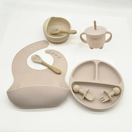 Vaisselle Bebe - TablewareBabySet™ - Beige - Miam bébé