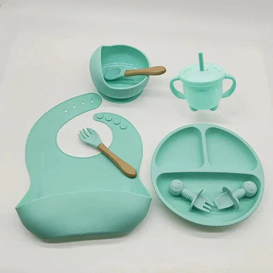 Vaisselle Bebe - TablewareBabySet™ - Menthe - Miam bébé